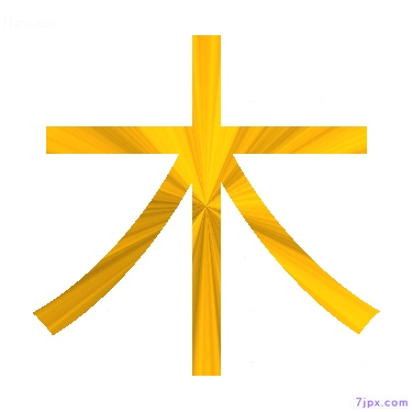 日語的漢字圖標圖片 木 日語文字漢字圖鑒 木